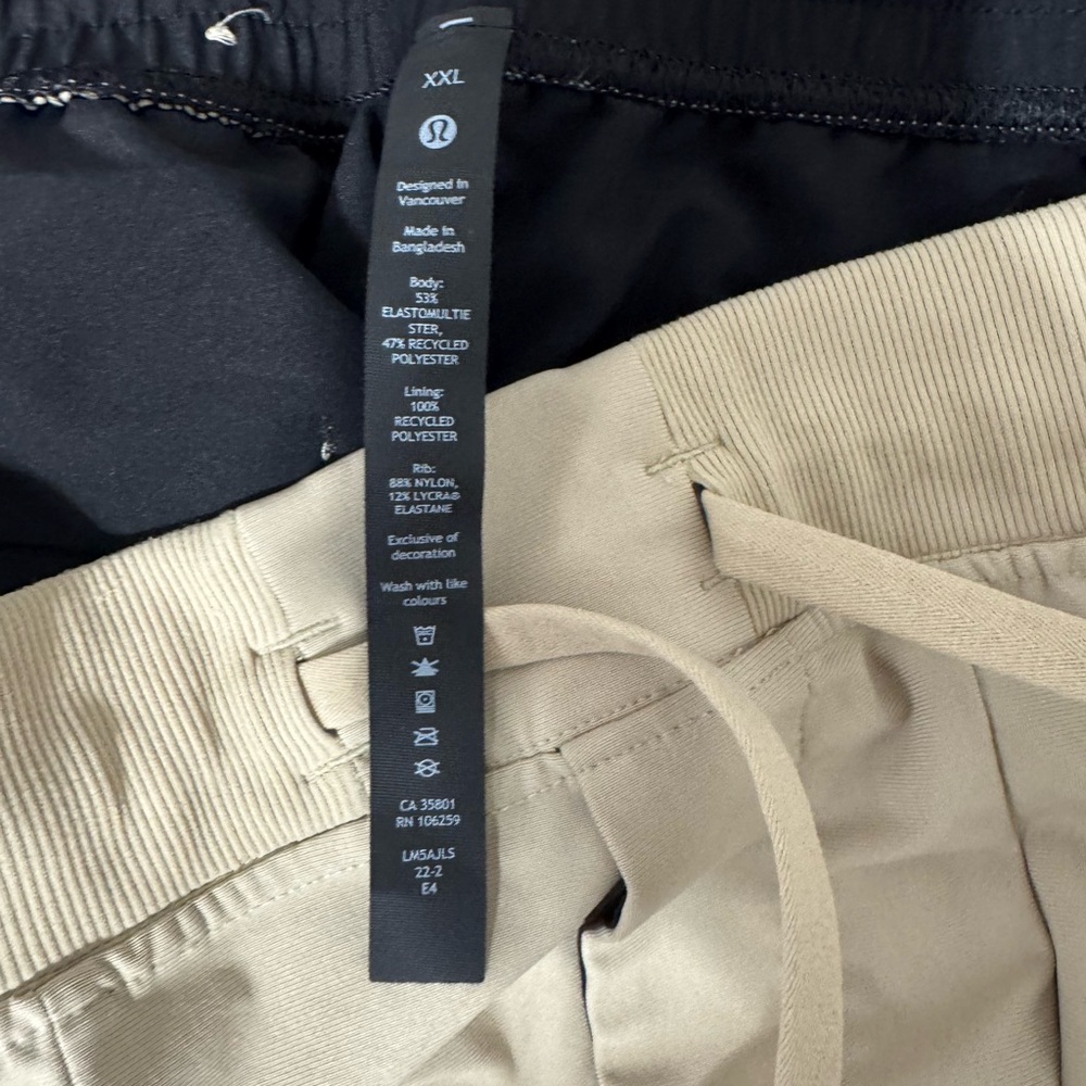 lululemon athletica Men's Tan Pants